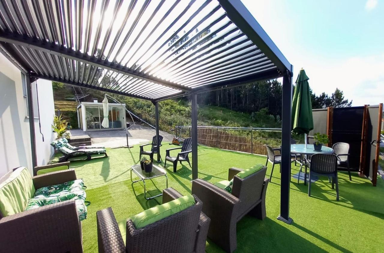 Апартаменты Casa Rocha Velha Con Terraza Y Piscina Particular Сантьяго-де-Компостела Экстерьер фото